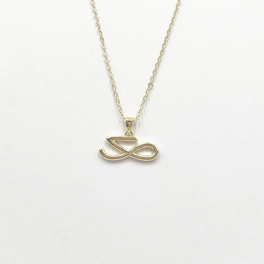 Personalized Jeon Jung Kook Letter Necklace 전정국 Pendant Unisex Korean Fashion Clavicular Chain Jewelry Fans Couple Gift