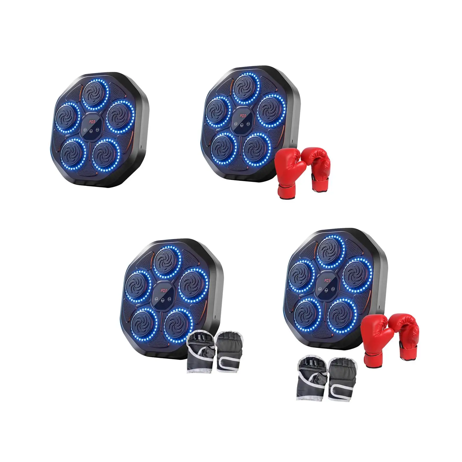 

Boxing Machine Household Equipment with LED Speed Adjustable USB Sandbag Speed Training for Sanda Fitness Martial Arts Home Gym