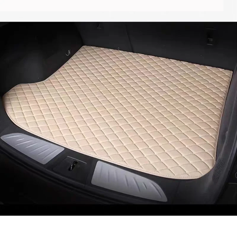 Leather Base Car Trunk Mat For BMW i4 BMW iX3 Opel Frontera Onvo L60 Onvo L90 Voyah Free Voyah Dream Auto Carpet Mats