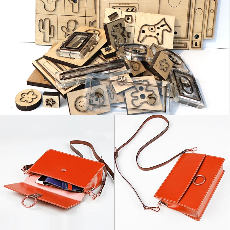 

Japanese steel knife mould handmade leather goods lady one shoulder cross bag knife mould handmade leather tool knife mould