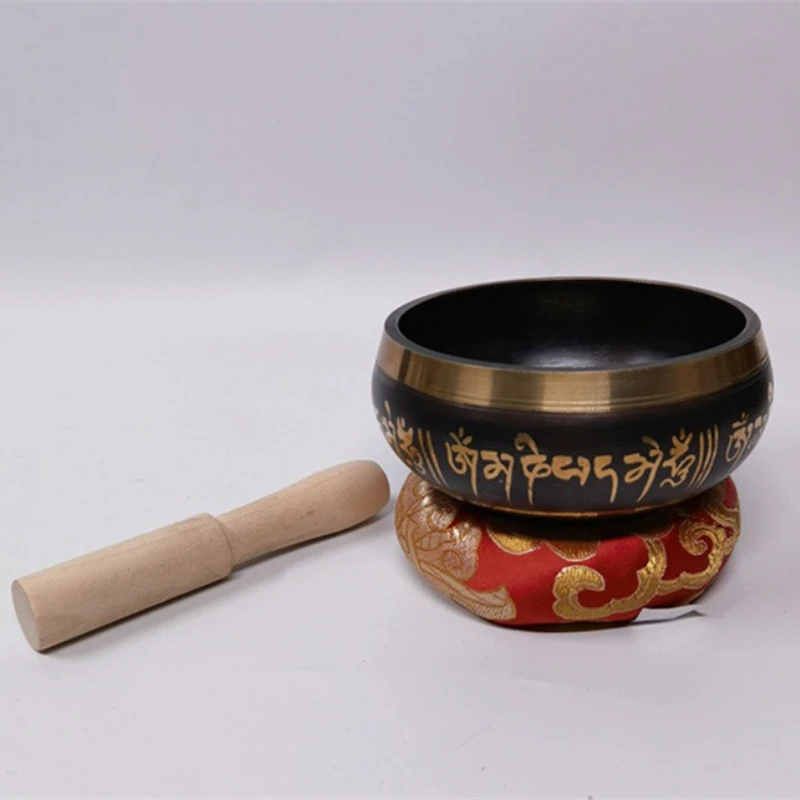 

Непальская поющая чаша, оригинальный набор тибетских чаш, буддийская чаша, йога, медитация, звуковое исцеление, медный релаксационный музыкальный инструмент