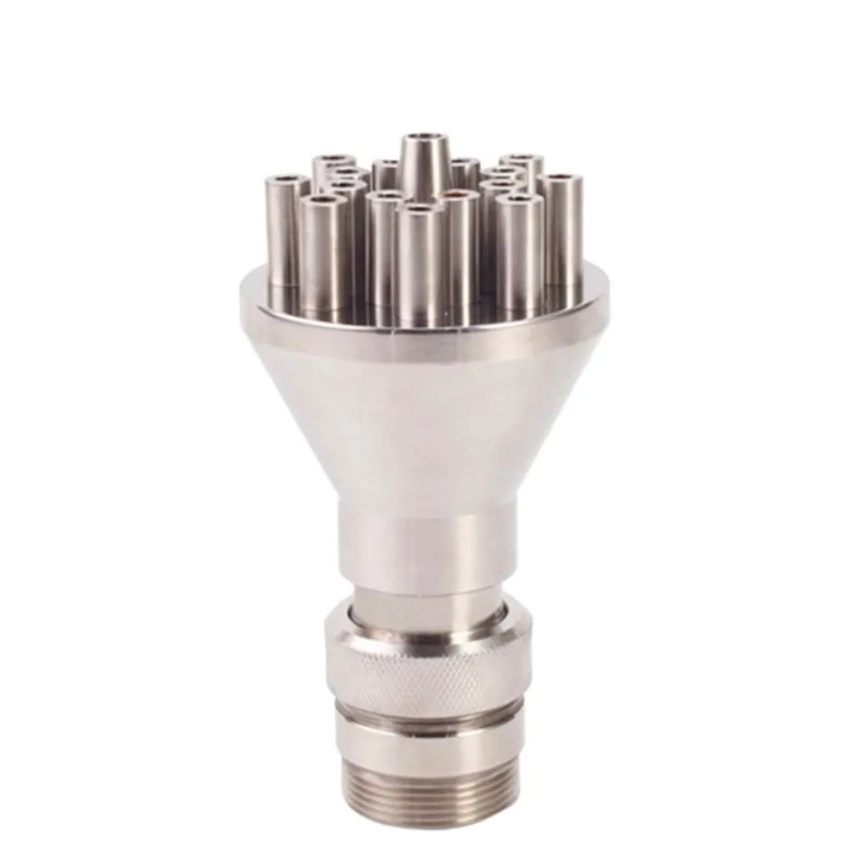 

Stainless Steel 304 Center Straight Up Jet Fountain Nozzle DN25 DN40 Adjustable Water Spray Head For Garden Pond Pool