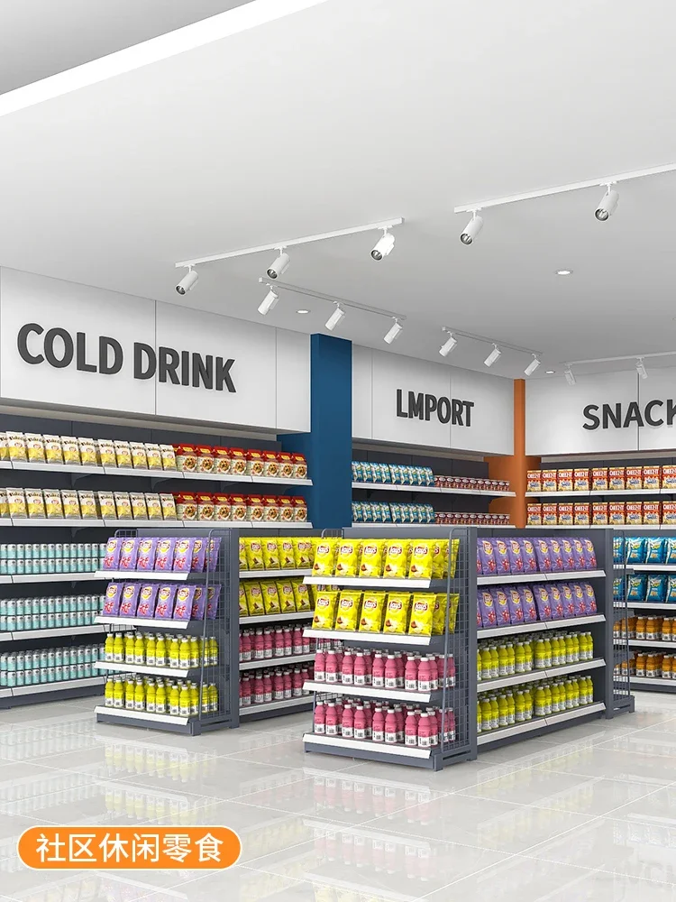 

Supermarket shelves, supermarkets, convenience stores, double-sided display cabinets, multi-layer shelve