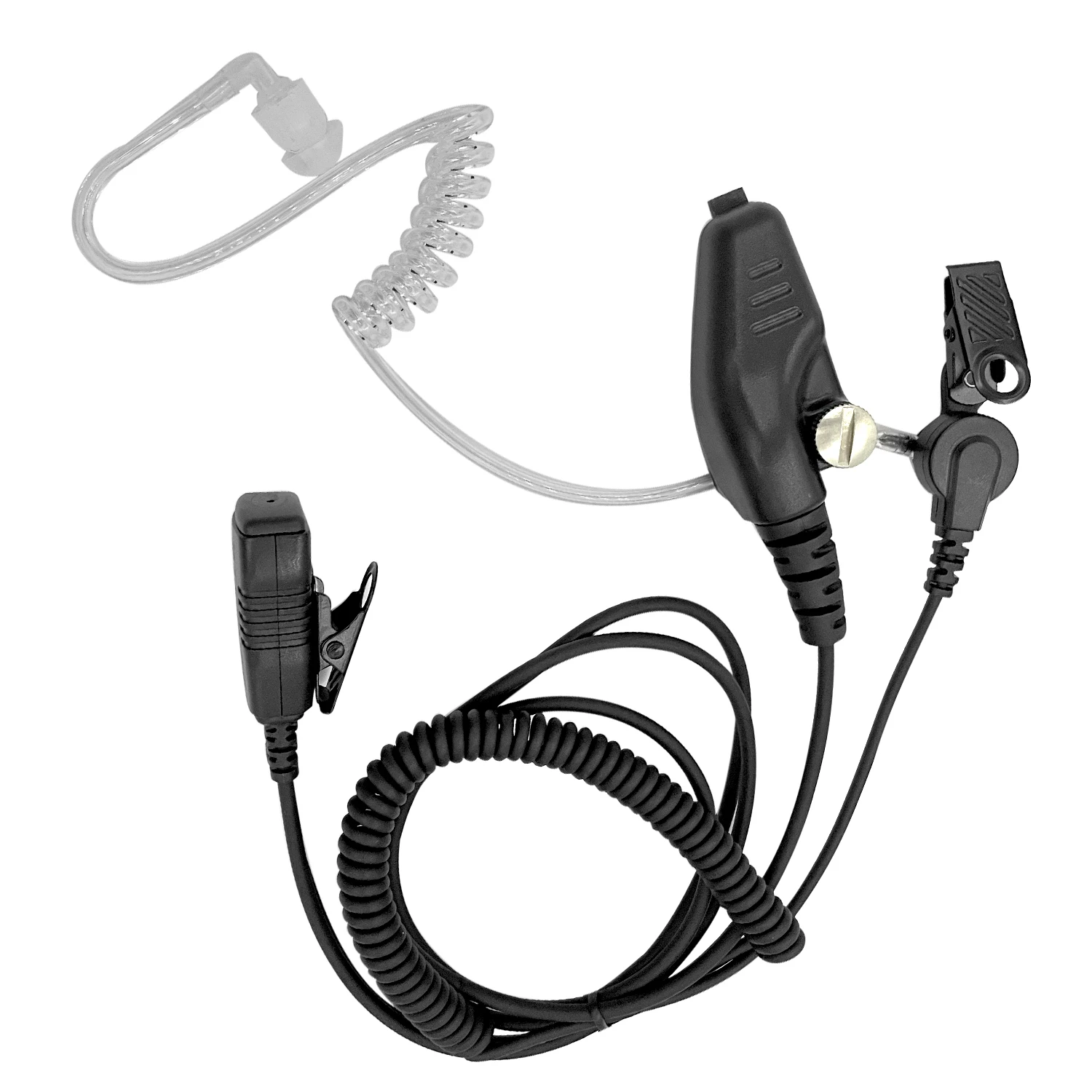 RISENKE Walkie Talkie Earpiece Headset for Kenwood NX200, NX210, NX210G, NX300S, NX410, NX411, NX5200, NX5400, TK2140, TK2180