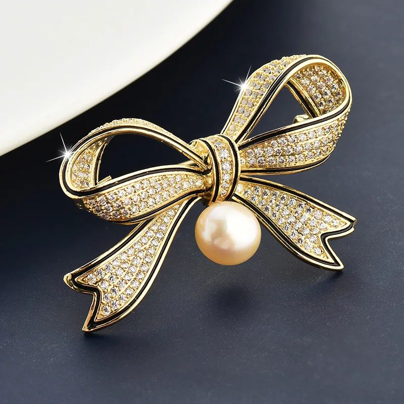 

Autumn and winter new bow corsages, fashionable suit brooches, accessory brooches, elegant and noble ladies