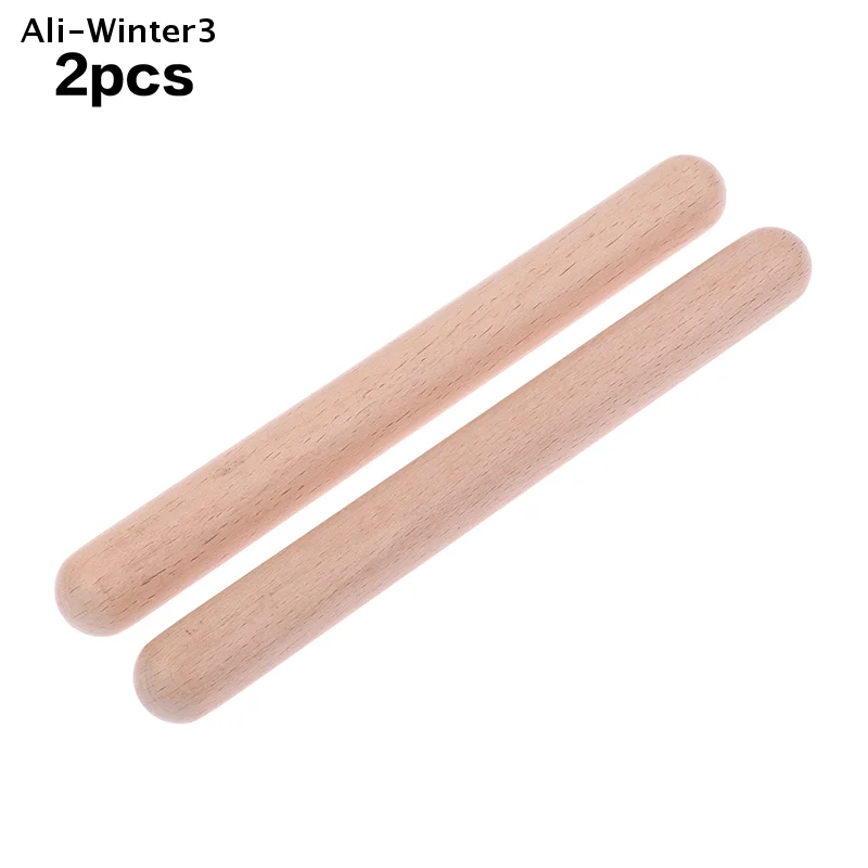 (YY) 1/2 Stück Holz-Trommelstöcke – Rhythmusstäbe für klassische Musik für Anfänger – Perfektes Percussion-Musikinstrument
