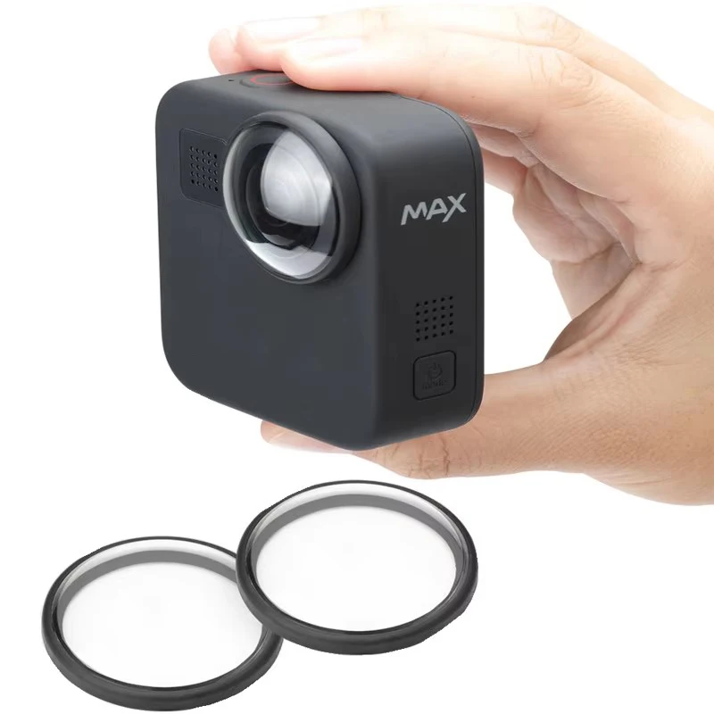 ل Gopro ماكس غطاء مرشح الأشعة فوق البنفسجية عدسة واقية البصرية Lente غطاء مرشحات ل Go Pro اكسسوارات 360 عمل الكاميرا