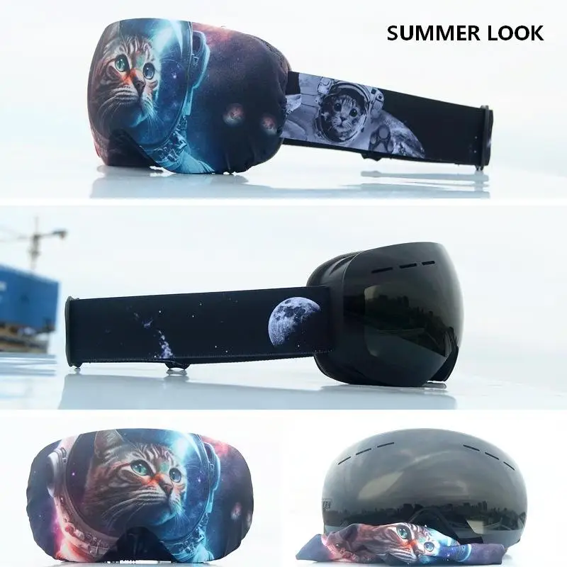 

Luxury Polarized Ski Goggles Double-Layer Anti-Fog Color Changing Snow Goggles for Men And Women