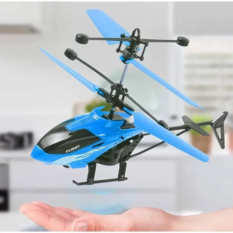 New Mini Hovering Remote Control Helicopter Rechargeable Drone Toy Sensing Safe Fall Fun Toy For Boys Girls Birthday Gifts