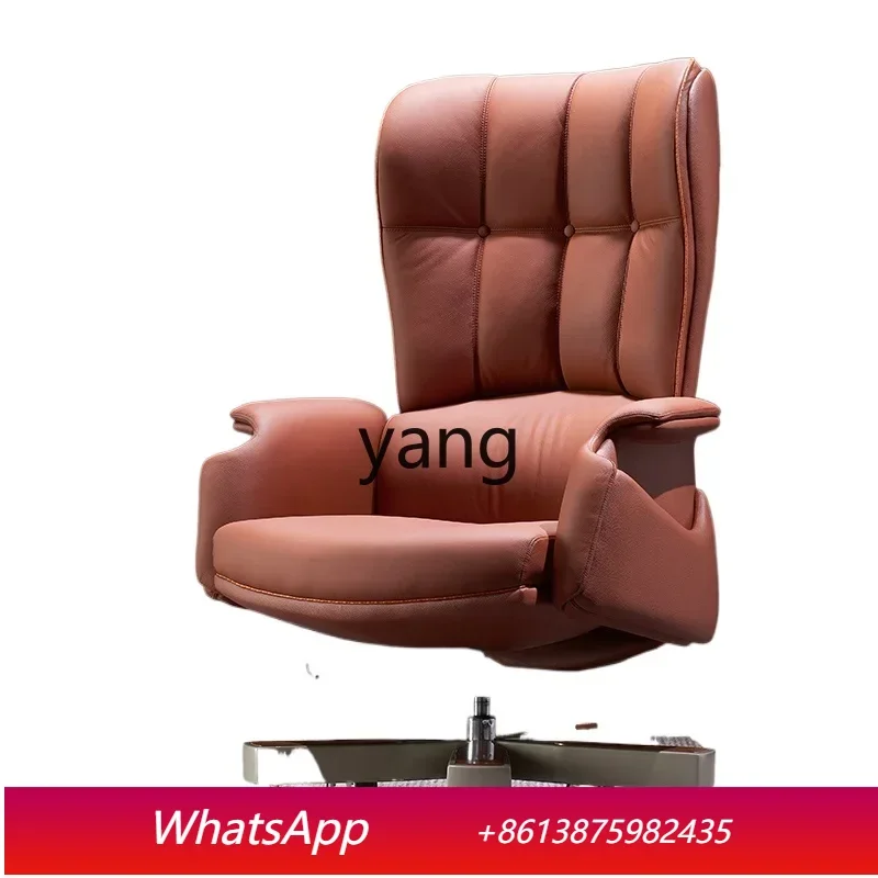 

LTT leather luxury home office seat cowhide business office chair