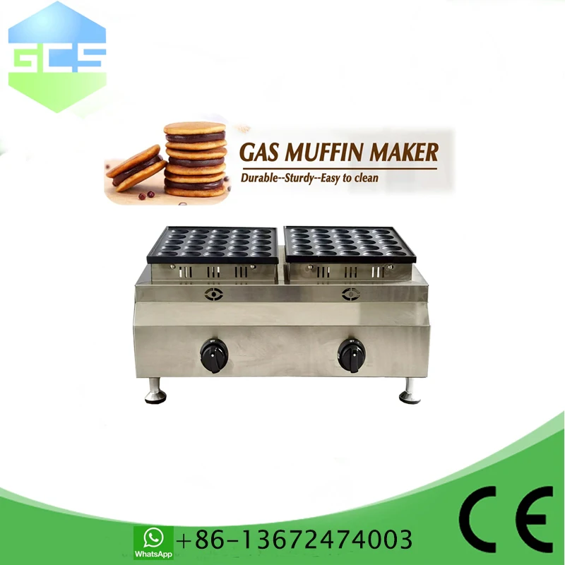 LPG Gas Mini Pancake Waffle Maker 50/100 Holes Poffertjes Grill Machine Portable Outdoor Cooking Pancake Maker Machine