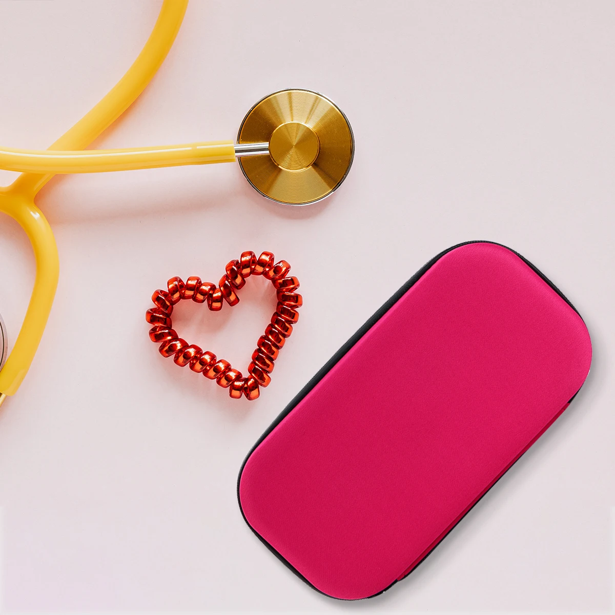 

Fetal Heart Stethoscope Storage Bag Travel Pouch Auscultator Box Carrying Protector Jiaji Cloth Case Organizer