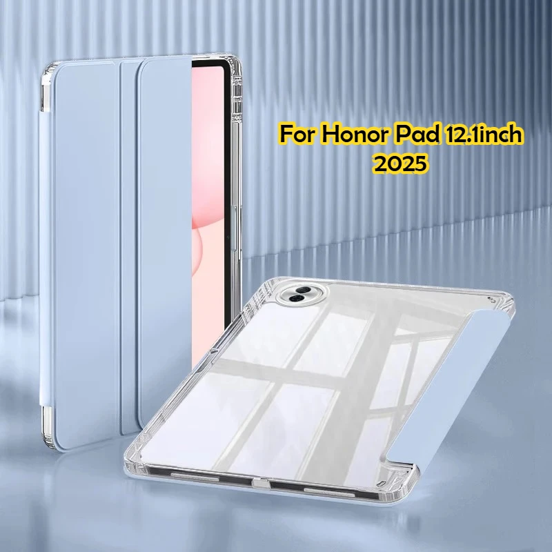 

Новый акриловый чехол для планшета HUAWEI Honor Pad 10 12,1 дюйма 2025 HD для Honor Pad GT X9A X8A X9 11,5 с защитной крышкой для ручки