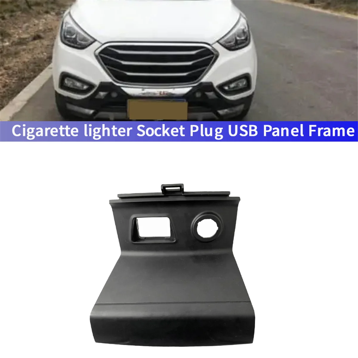 Car Cigarette Lighter Socket Plug USB Panel Frame 949552Z000 for Hyundai Elantra IX25 IX35 10-2017 951204F000 951203S000