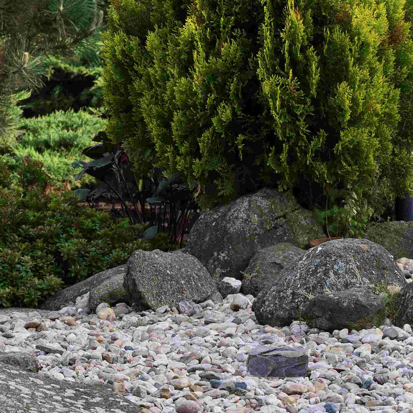 Adornos de almacenamiento de llaves, piedra simulada, Rock Fob, realista, Artificial, 1050x700x400cm, Hider de jardín de resina