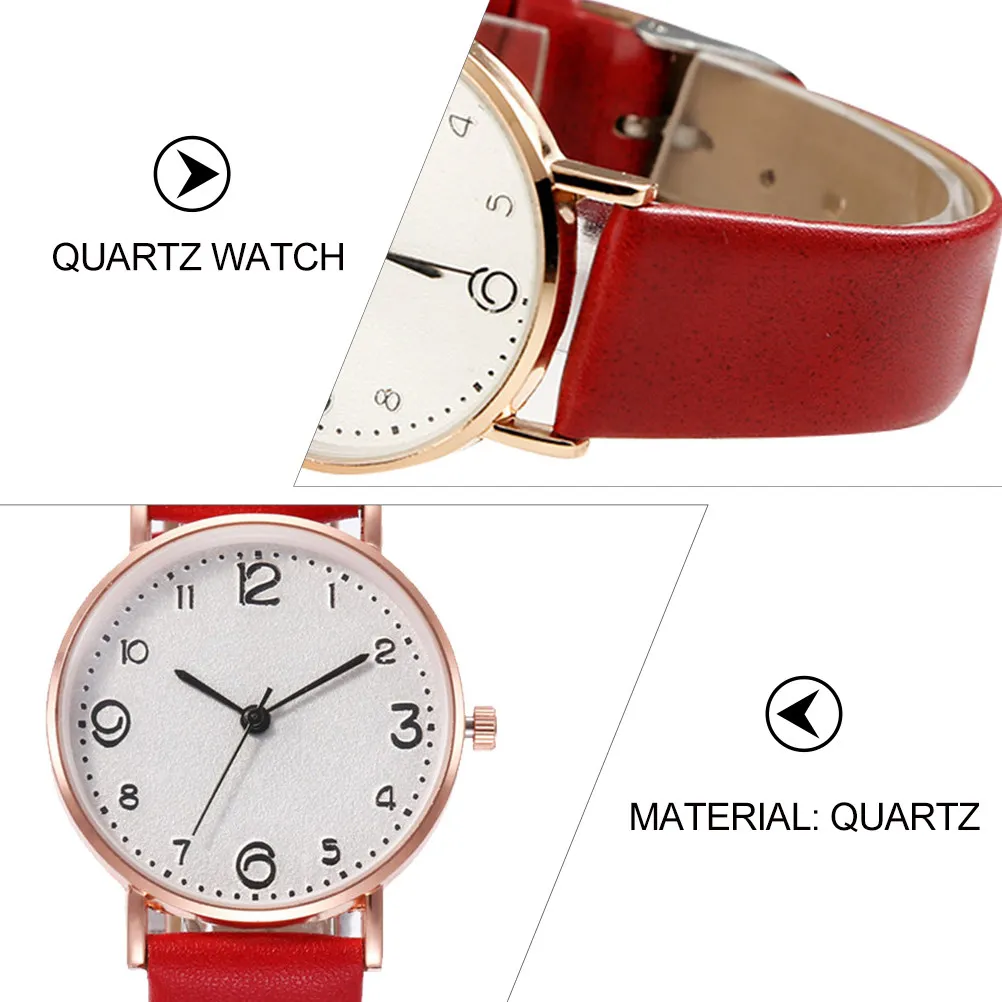 

Женские кварцевые часы с ремешком, удобные повседневные студенческие наручные часы, тонкая работа, модный стильный аксессуар для ежедневного использования.
