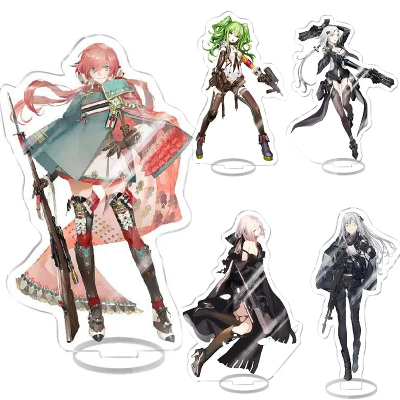 Акриловая подставка Game Girls Frontline: M4A1, M16A1, ST, AR-15. Креативный настольный декор для фанатов, подарок для косплея.