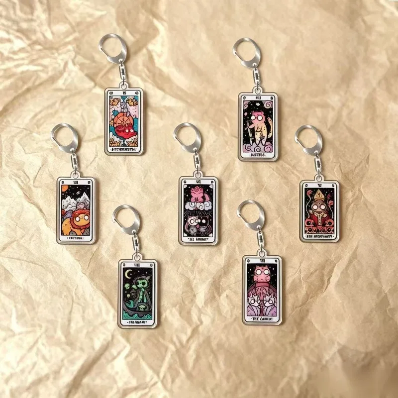 For Pokemon Elf Lillie Lusamine Misty May Blue  Selene Hilda Acrylic Selfmade Original Cute Cartoon Anime Keychain Pendant Toy