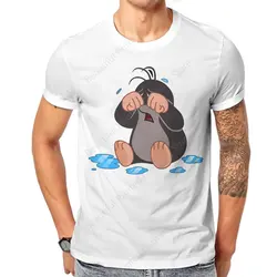 Men Women  Fashion T-shirt The Little Mole Funny Printing  T-shirts Fashion Loose Tops Street Short Sleeve