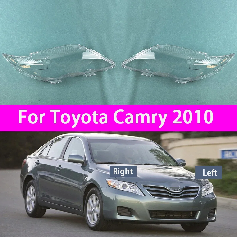 

For Toyota Camry 2010 Headlights Shell Transparent Lampshdade Headlamp Cover Lamp Shade Plexiglass Replace Original Lens