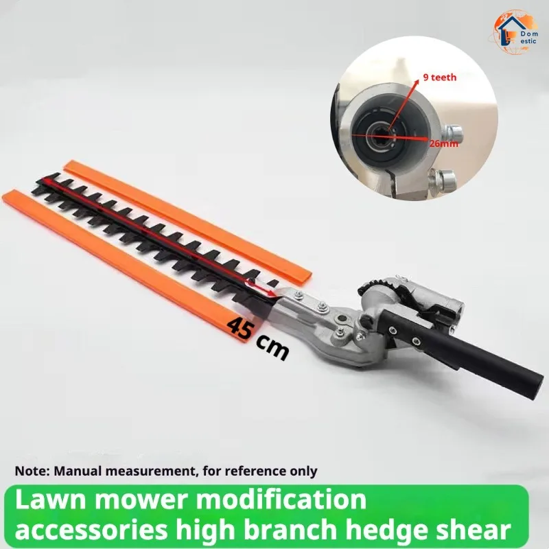 

Hedge Trimmer head 26mm/28mm 7/9 Spline 5.3mm Square High Pole Brush Grass Cutter Harvester mower For Garden Tools Spare Parts