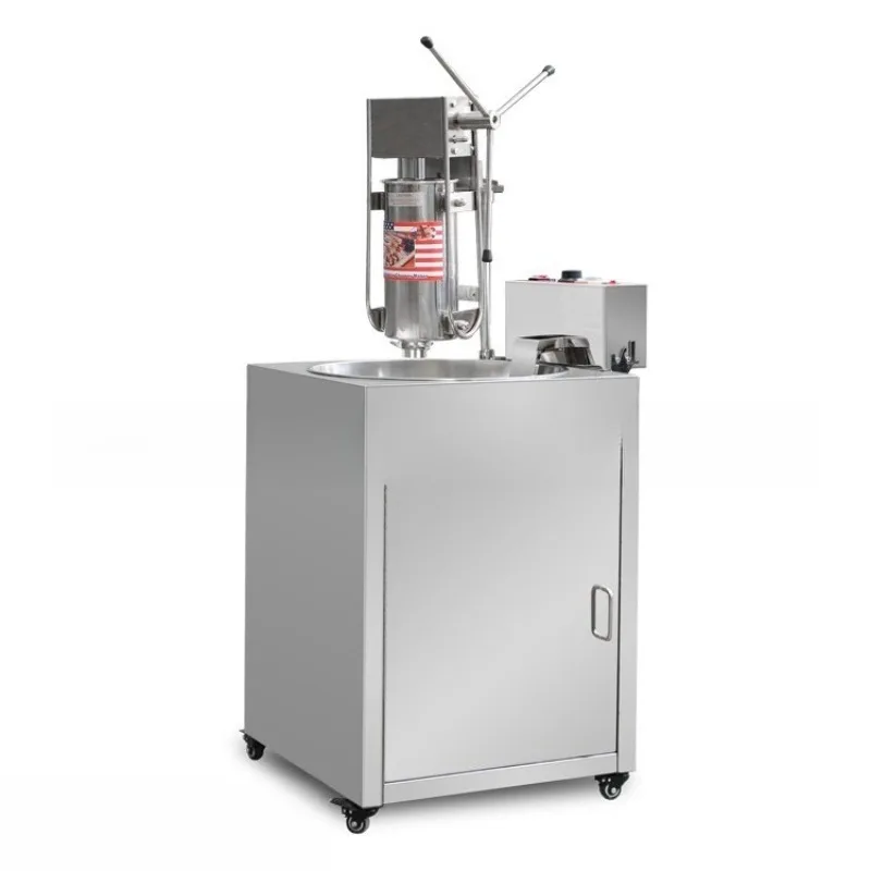 

Rotatable Latin fruit machine, commercial jeep fruit machine with fryer, Spanish churros machine with fryer