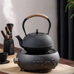 GIANXI Cast-iron Teapot Camping Special Stove Tea Maker Filter Teapot Chinese Kung Fu Open Fire Boiling Water Teapot Tea Set