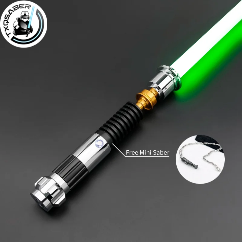 

TXQSABER Obi-wan SE Lightsaber Neo Pixel Smooth Swing 27 Sounds Bluetooth Motion Control Heavy Dueling Jedi Laser Sword Kids Toy