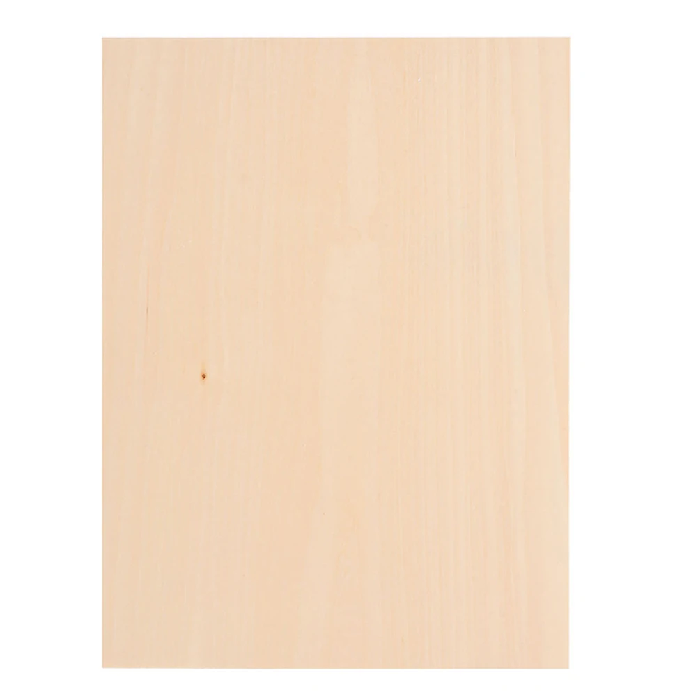 

Basswood Double-Sided Engraving Board Unfinished A4 Craft Wood Sheet for DIY Painting Woodworking Art Projects Wood Sheets