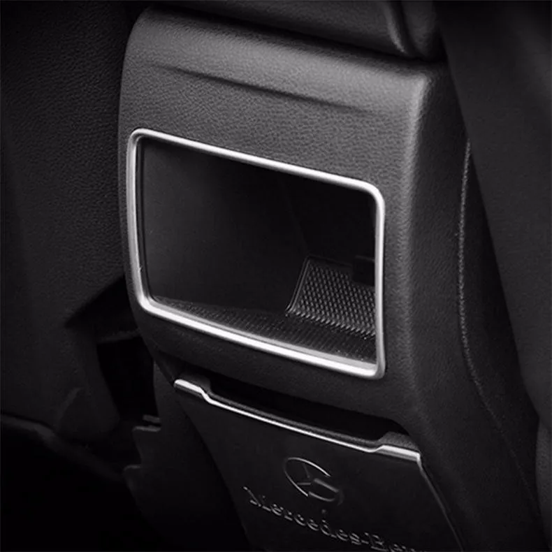 

Chrome Rear Air Condition Outlet Cover Trim For Mercedes Benz A Class A180 B Class W246 CLA GLA W117 Car Styling