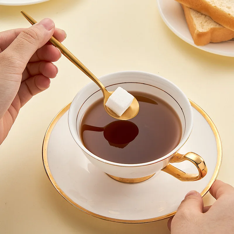 

Coffee Scoop 304 Stainless Steel Spoon with Short Handle Stir Dessert Spoon Coffee Spoon