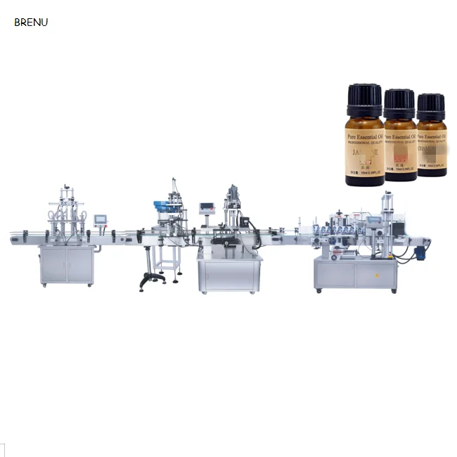 تدفق كبير جالون واحد زجاجة عصير الماء النفط المربى الغاز الحيوي اسطوانة شمعة آلة تعبئة المياه المعدنية #4