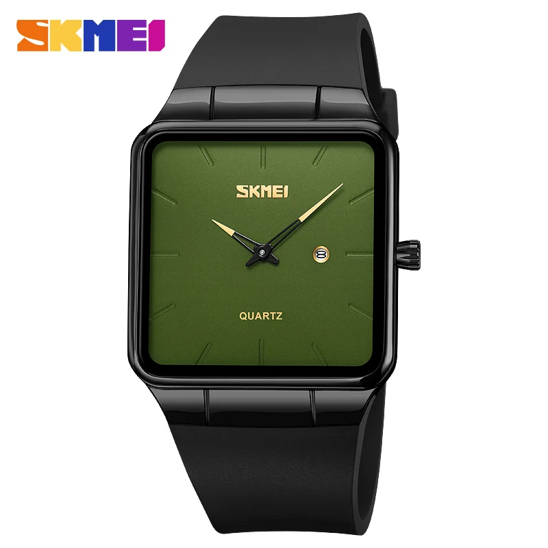 Dropship Fashion Simple Design Men Watches SKMEI Top Brand Luxury Quartz Watches Men Silicone Strap Relogio Masculino