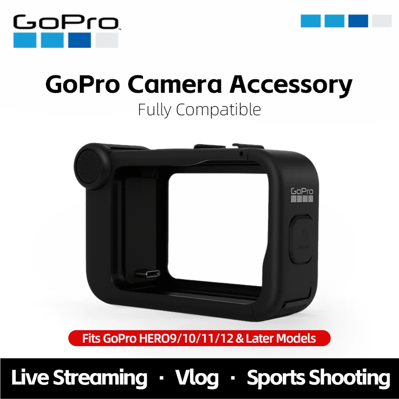 For GoPro  HERO13  12  11/10/9 Black Media Mod component outer frame noise reduction microphone official accessory