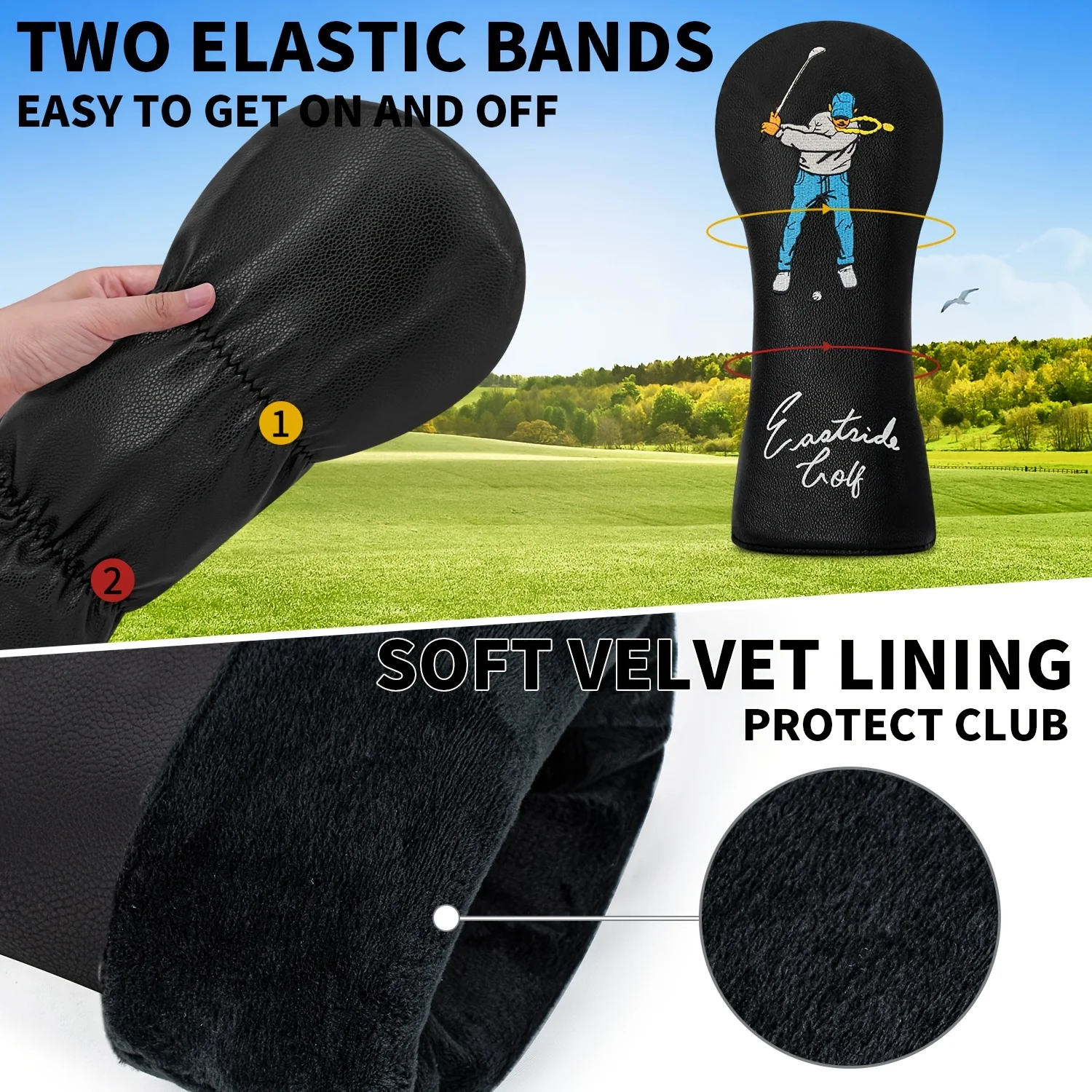 1 buah/4 buah penutup kepala t - Golf Equipment Deals ulasan dan harga