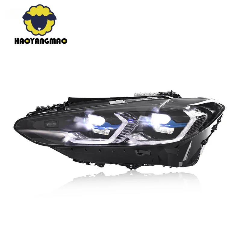 

Suitable for 21-23 4 Series Headlight Assembly G22 Modified Low Raised LED Daytime Running Light Dual Color Golden Eye