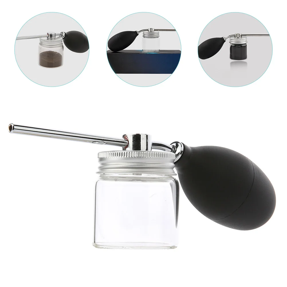 

Duster Professional Powder Holder Household Sprayer Convenient Pet Portable Dispenser Glass