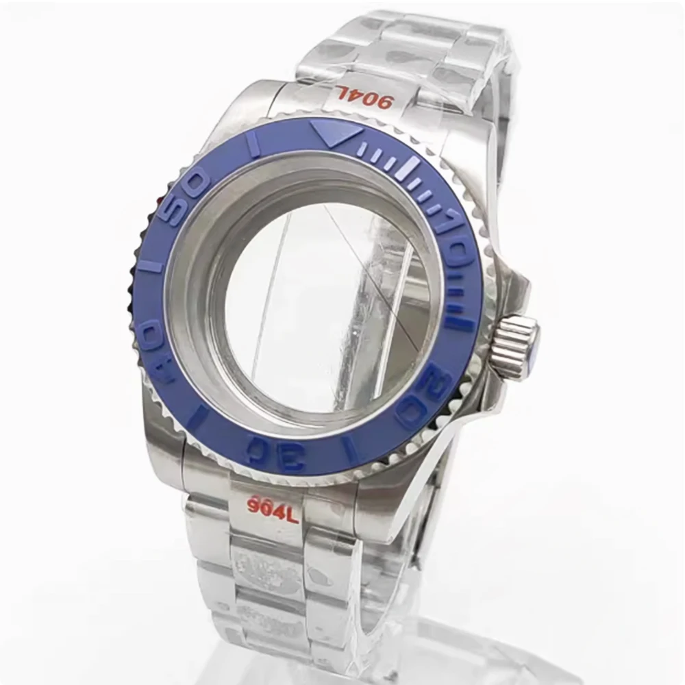 Nueva caja NH35 con bisel de 40mm para reloj con movimiento NH35 NH36, cristal de zafiro compatible con esfera de 28,5mm, reloj de moda informal para hombre