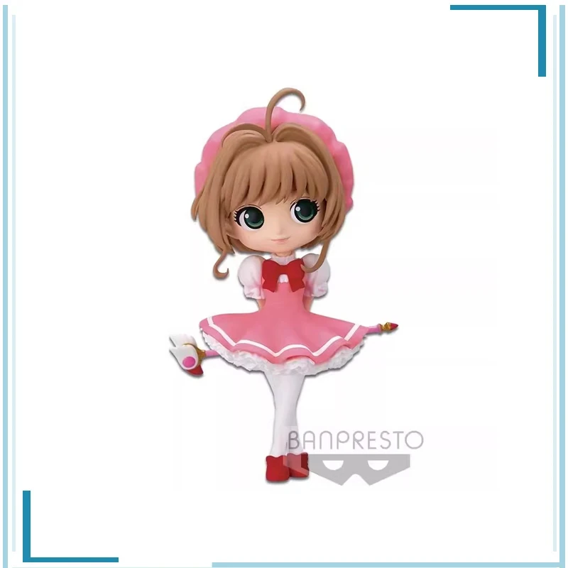 

BANDAI Card Captor KINOMOTO SAKURA Q-version Collect Ornaments Holiday Gifts Childhood Memories Kawaii Figure Model Toys