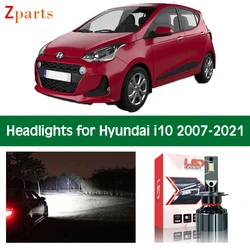 Car Bulbs For Hyundai i10 2007 - 2021 LED Headlight Low High Beam Canbus White Auto Lights Front Lamp 12V 6000K Accessories