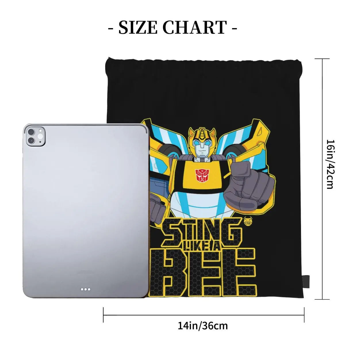 Transformers Autobots Backpacks Portable Drawstring Bags Drawstring Bundle Pocket Storage Bag Book Bags For Travel Students