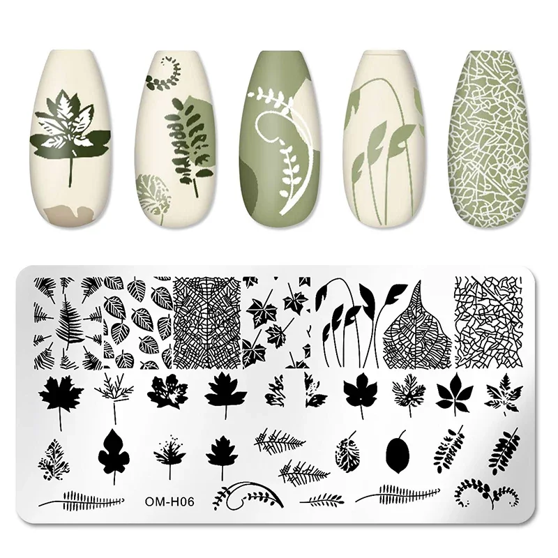 Nagelkunst-Schablonen, Stempelplatten-Design, Blumen-, Blätter-, Schmetterlings-, Weihnachts-, Spitzenstempel-Schablonen, Bilder, Maniküre-Zubehör – Detail 7