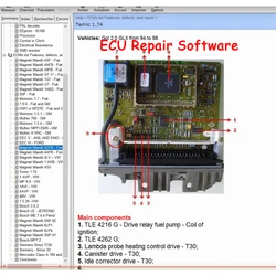 ECU Repair Software Car ECU Modules Repair Pinout Immo Location Pinout Troubleshooting Methods Theft Prevention Repair Tool