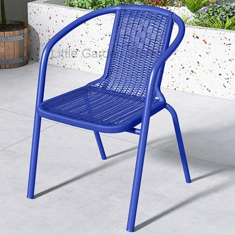 

Terrace Furniture Garden Armchair Outdoor Iron Chair Salin Large Lounge Plastic Chairs Knee Folding Portable Little Swing Set