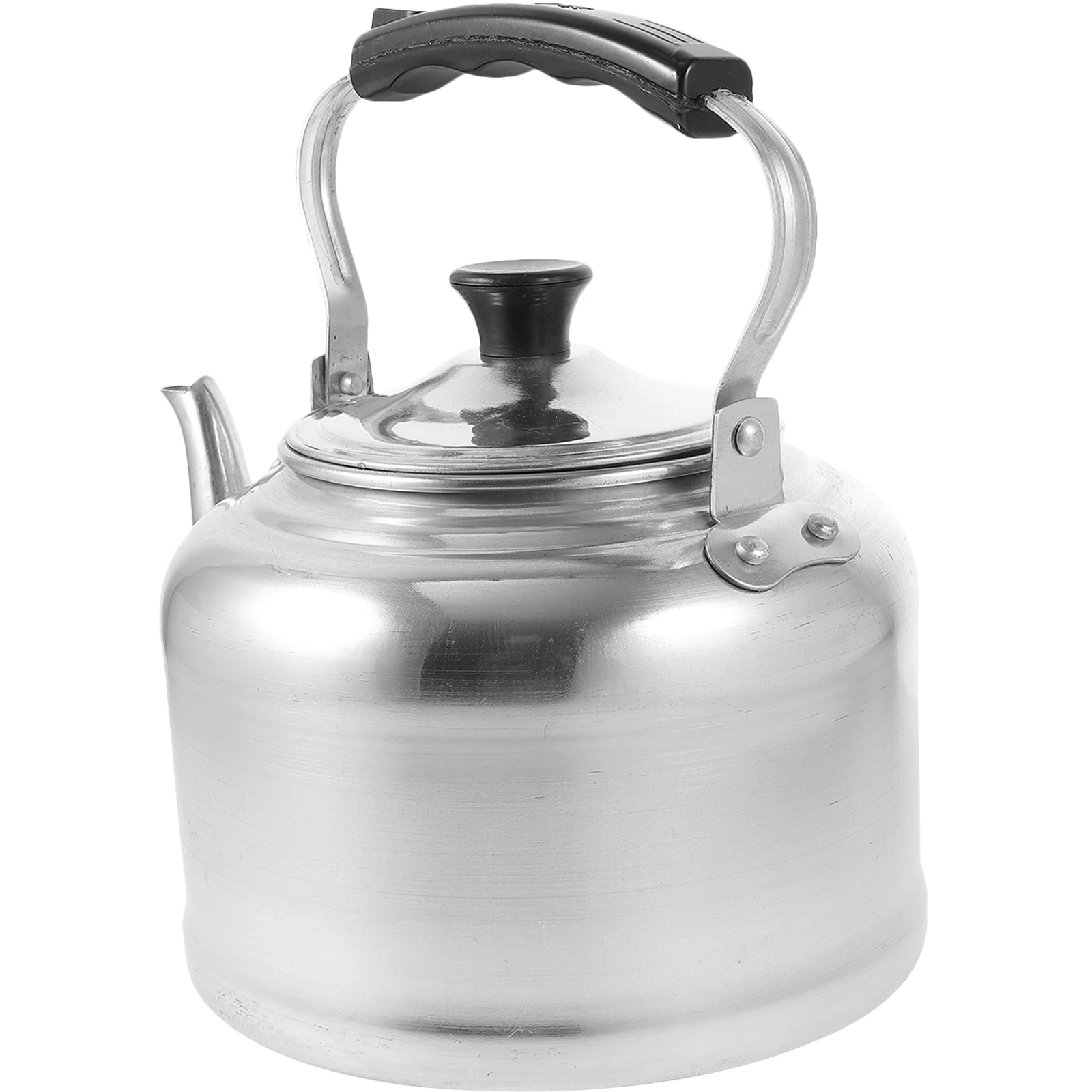 

Aluminum Kettle 20cm Polished Retro Stovetop Tea Pots Water Heating Pot Large Capacity Restaurant Boiler Suitable Induction Gas