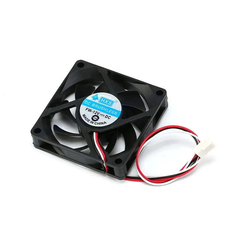 Computer Case Fan Small Fan 4*4cm 7*7cm 12V Cooling Fan Mute Cpu Cooling Fan Computer Single Wind 3-Wire With Plug