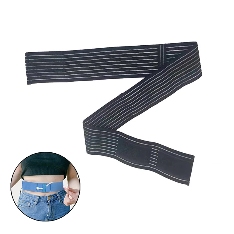 Peritoneal Dialysis Conduit Protection Belt Adjustable Abdominal Belt Catheter Fixation Device Back Support Protection Belt