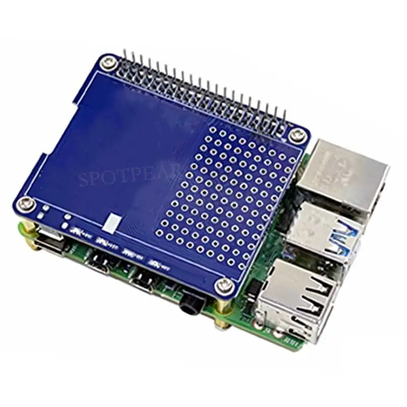 Плата расширения Raspberry Pi 4/5 ИБП Источник бесперебойного питания HAT Модуль литиевой батареи
