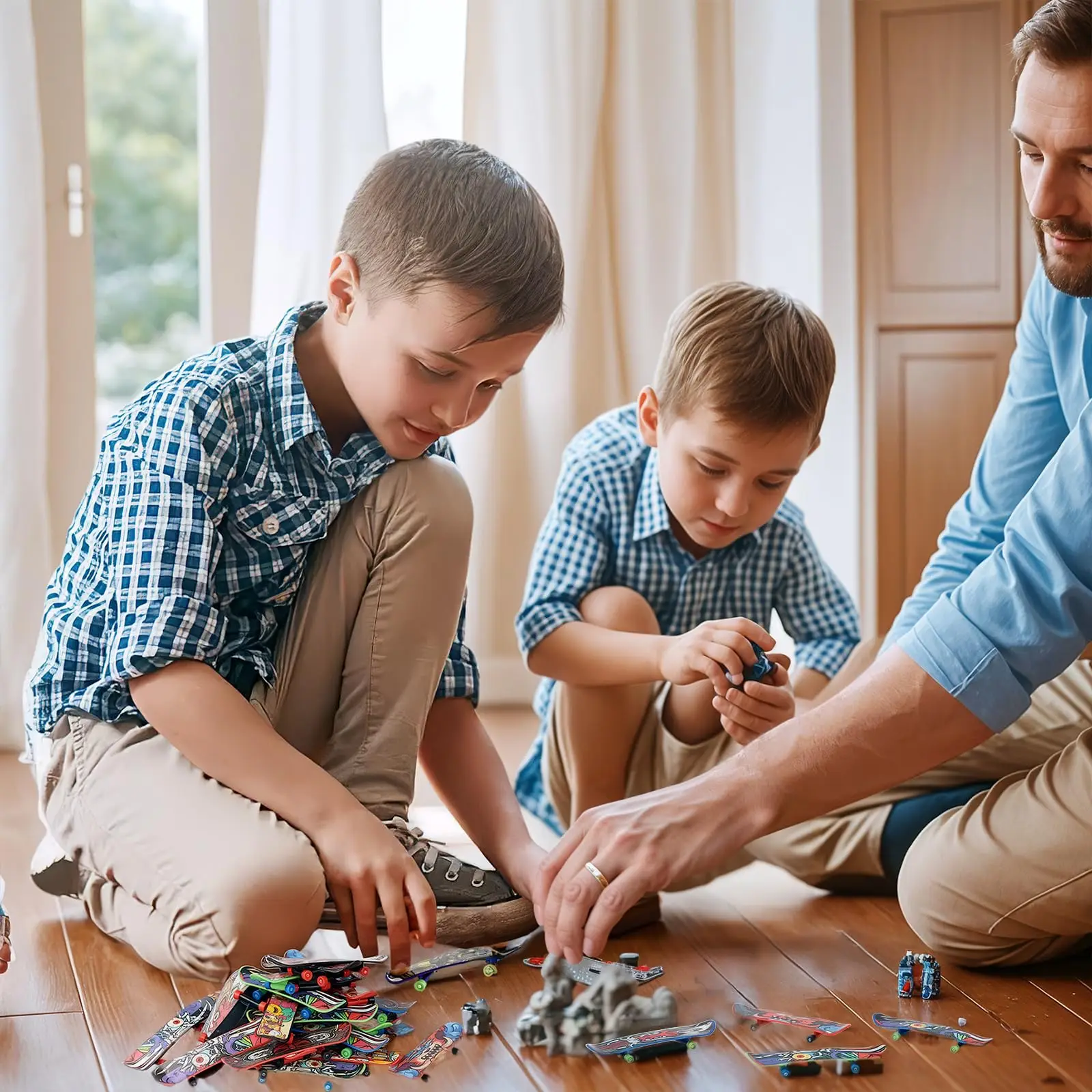 50 stuks mini vingerskateboards, vingerboards speelgoed mini skateboard voor kinderfeestjes, verjaardagscadeautjes, klaslokaal