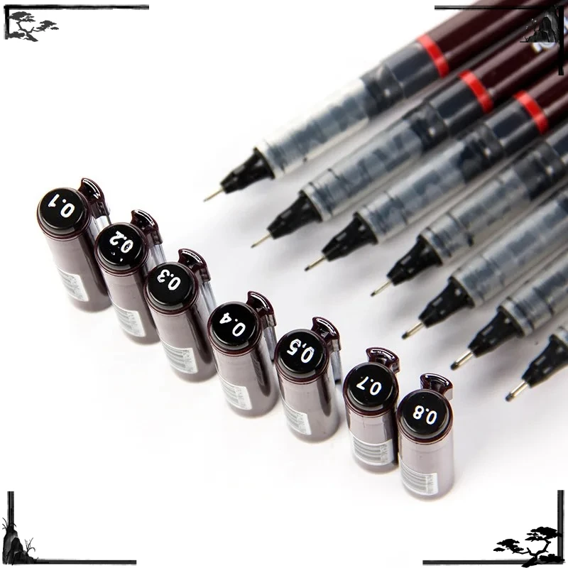 

Rotring Tikky Graphic Fineliner Pens Smooth Ink Drawing Pen 0.1/0.2/0.3/0.4/0.5/0.7mm Drawing Sketch Art School Office Supply
